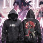 ITACHI UCHIHA EXCLUSIVE ACIDWASH HOODIE