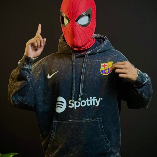 FC BARCELONA PREMIUM ACIDWASH HOODIE